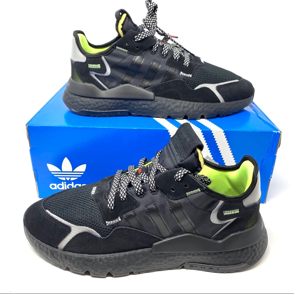 adidas nite jogger x 3m black brand new in box